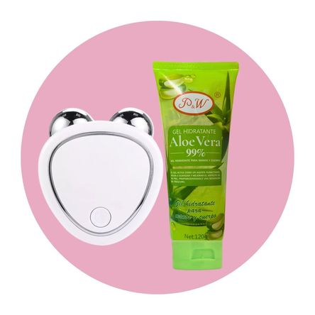 Masajeador Facial por Microcorrientes y Gel Amplificante Masajeador Facial por Microcorrientes y Gel Amplificante