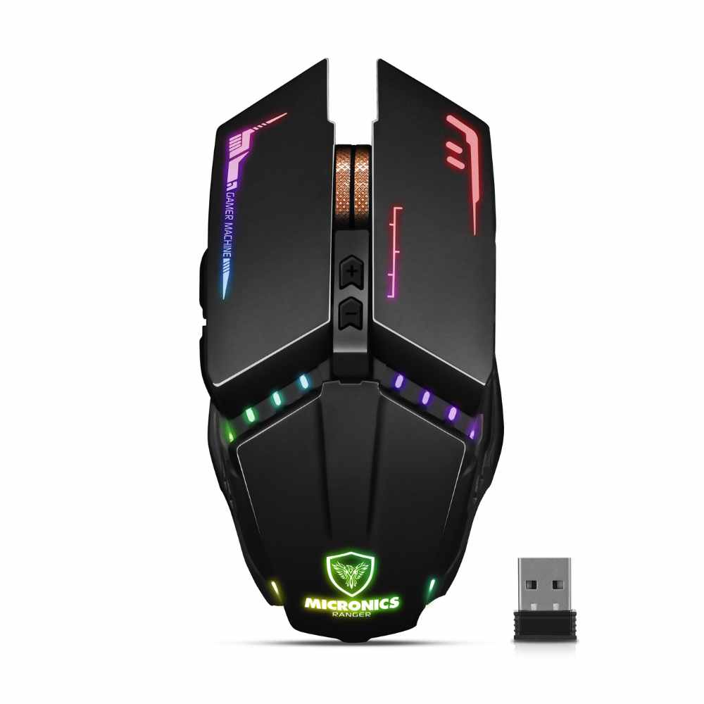 Mouse Gamer Inalámbrico Micronics Ranger MIC M822RX Negro Mouse Gamer Inalámbrico Micronics Ranger MIC M822RX Negro