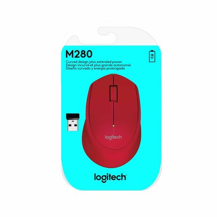 Mouse Logitech M280 Wireless Red