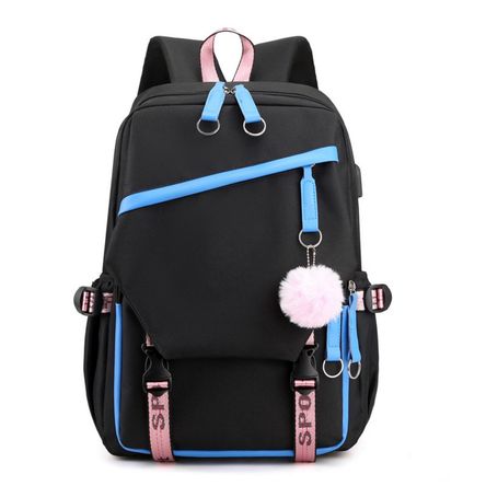 Mochila para Laptop con Carga USB y Conector para Auriculares 665 Azul