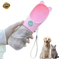 Bebedero Dispensador de Agua Portátil Perro MOS310019 Rosado