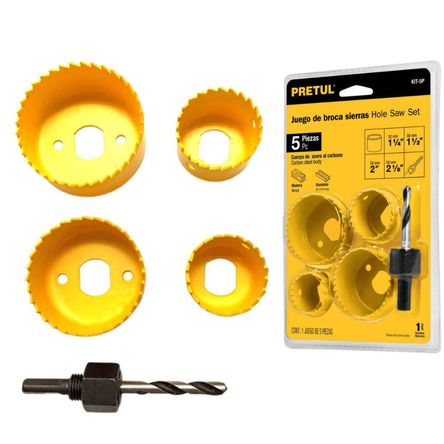 Juego de Brocas Sierras 5 piezas, Pretul Juego de Brocas Sierras 5 piezas, Pretul