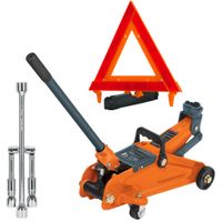 Gata patín 2Ton Triángulo de seguridad Llave de ruedas 14