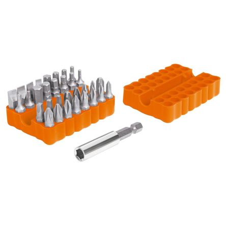 Juego de brocas para desarmador, 33 piezas