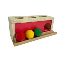 Caja deslizante de 3 esferas Chanitos Cunita montessori