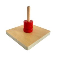Apilador 3 discos en eje vertical Chanitos cunita montessori