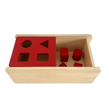 Caja de figuras geométricas Chanitos Cunita montessori Caja de figuras geométricas Chanitos Cunita montessori