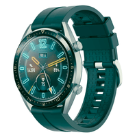 Correa De 22mm De Silicona Para Huawei Gt2 E Verde