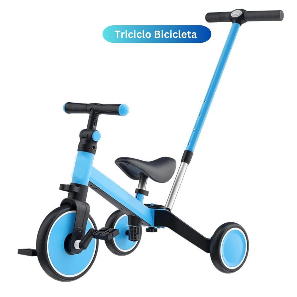 Triciclo 5 en 1 para niños color azul