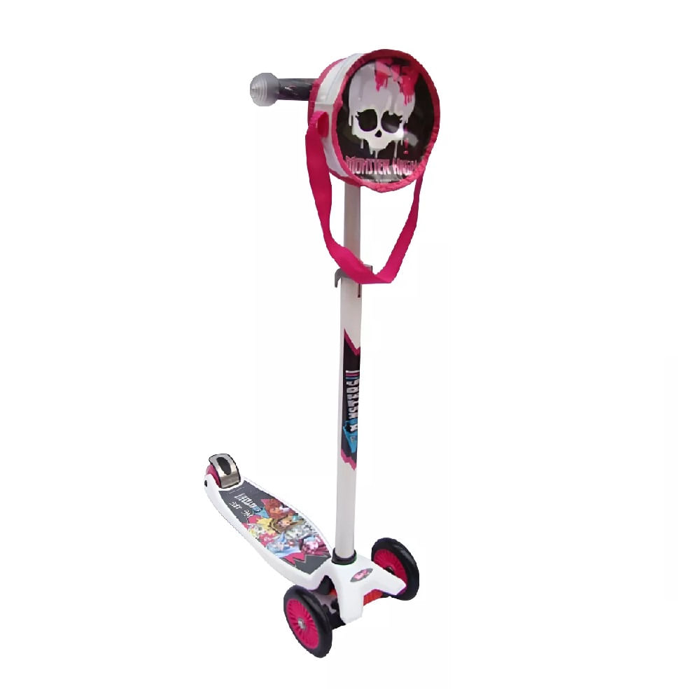 Scooter Monster High STR-MH312 Timón Hidráulico Blanco