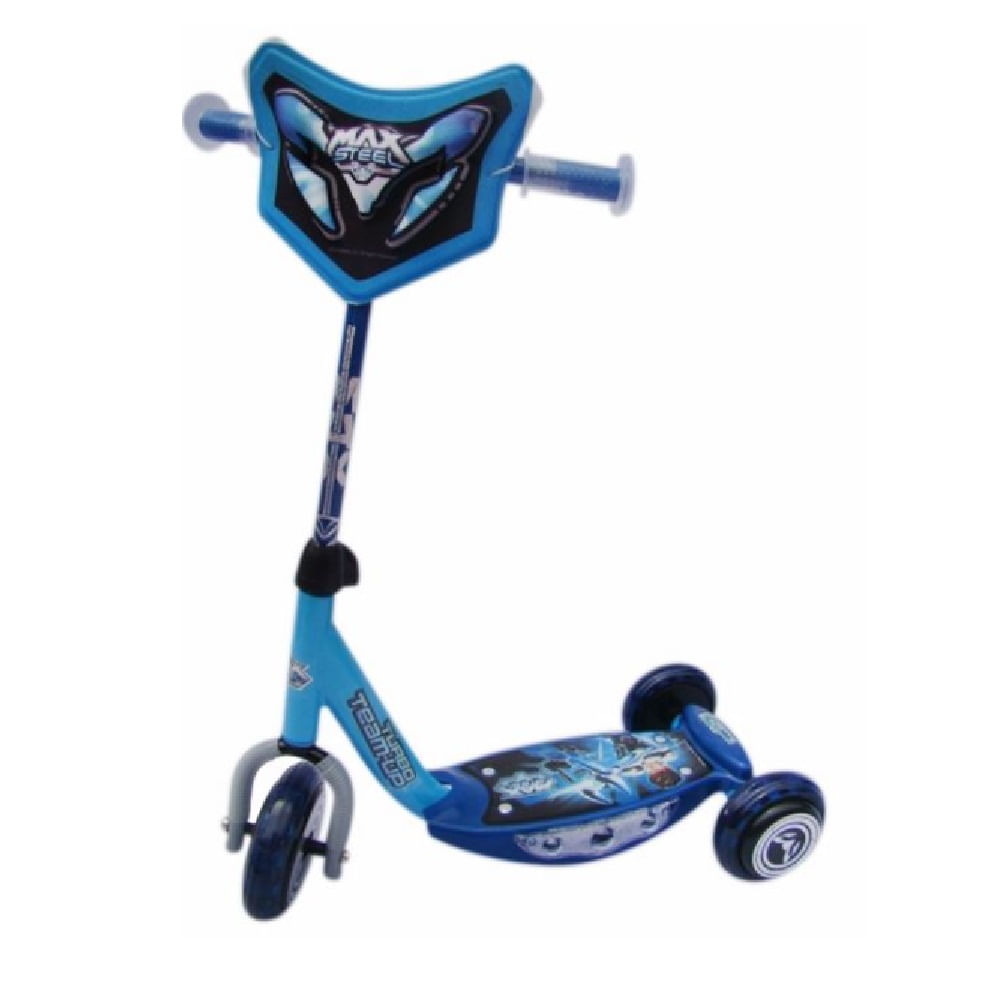Scooter Max Steel SMAXL-06 3 Ruedas para Niños Celeste