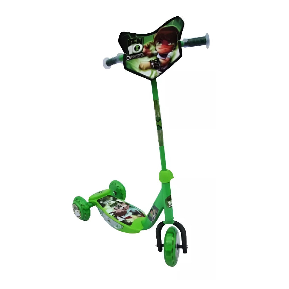 Scooter Ben10 SB10-L05 de 3 Ruedas para Niños Verde