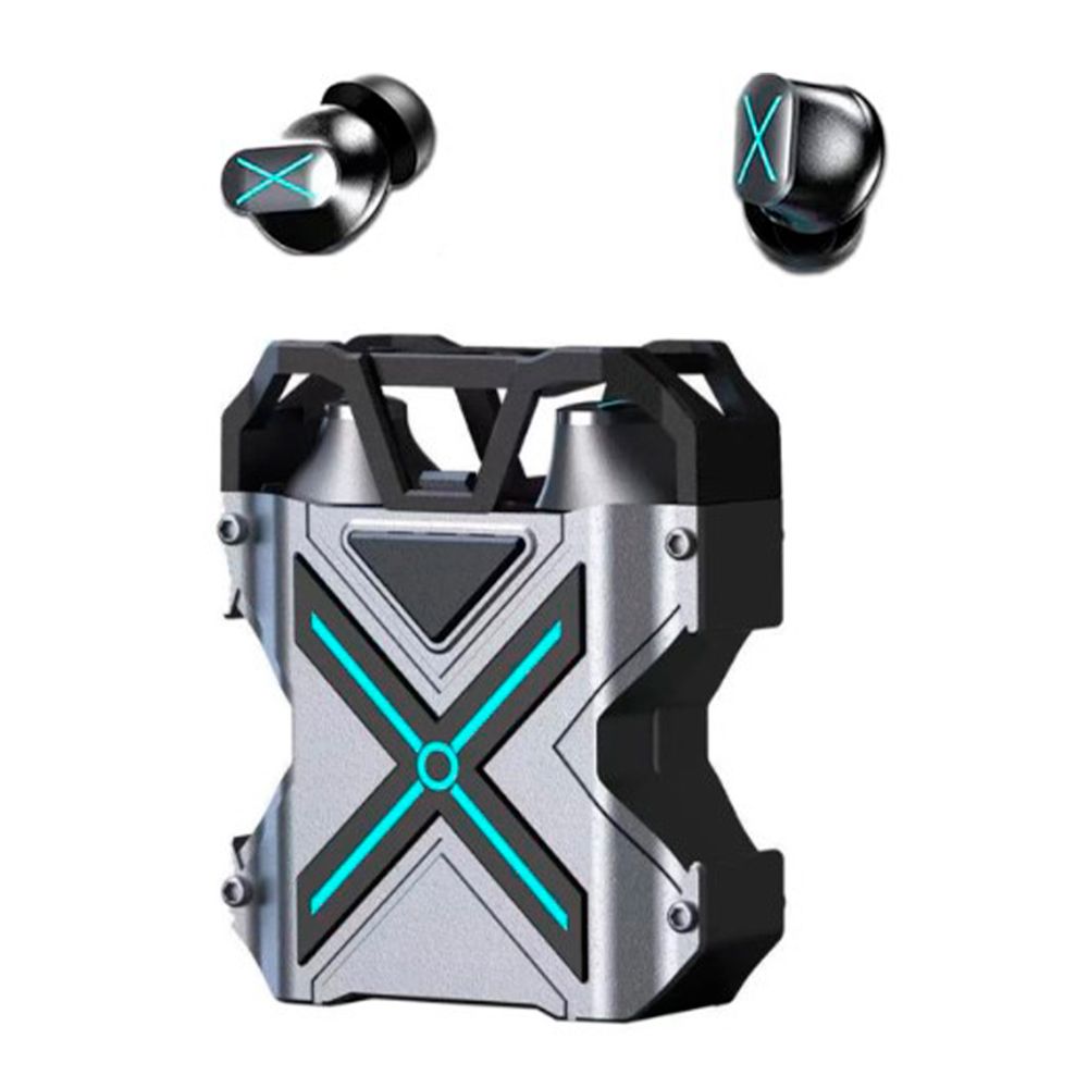 Audífonos Bluetooth x15 Pro RGB Metal | Gris Audífonos Bluetooth x15 Pro RGB Metal | Gris