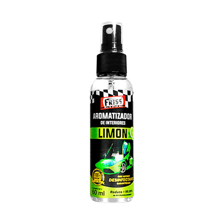 Aromatizador para Auto Friss 60ml Limón Aromatizador para Auto 60ml Limón
