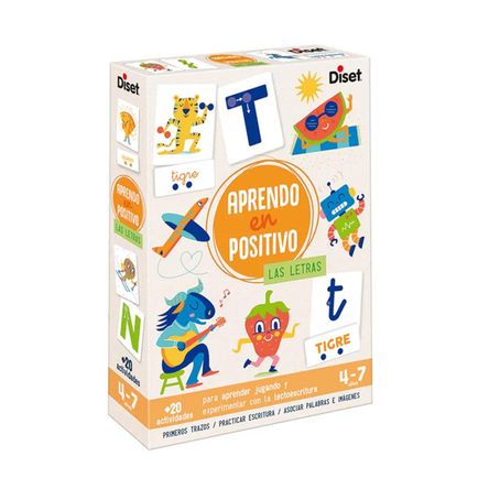 JUEGO DIDÁCTICO APRENDO EN POSITIVO LAS LETRAS JUEGO DIDÁCTICO APRENDO EN POSITIVO LAS LETRAS