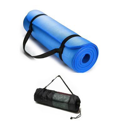 Colchoneta Mat de Yoga Extra Gruesa 20 Mm Premiun Pilates Gym Blue Colchoneta Mat de Yoga Extra Gruesa 20 Mm Premiun Pilates Gym Blue