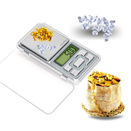 Balanza gramera de bolsillo digital,  500g Truper
