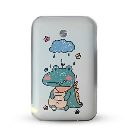 Batería Portátil de 1000mAh de 30W con Diseño Infantil | Blanco