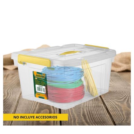 Caja de Almacenamiento Transparente 25