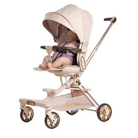 Coche Carriola Giratorio V16 Plus Beige