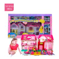 Juguete Casa de Muñecas Amoblada para Niñas