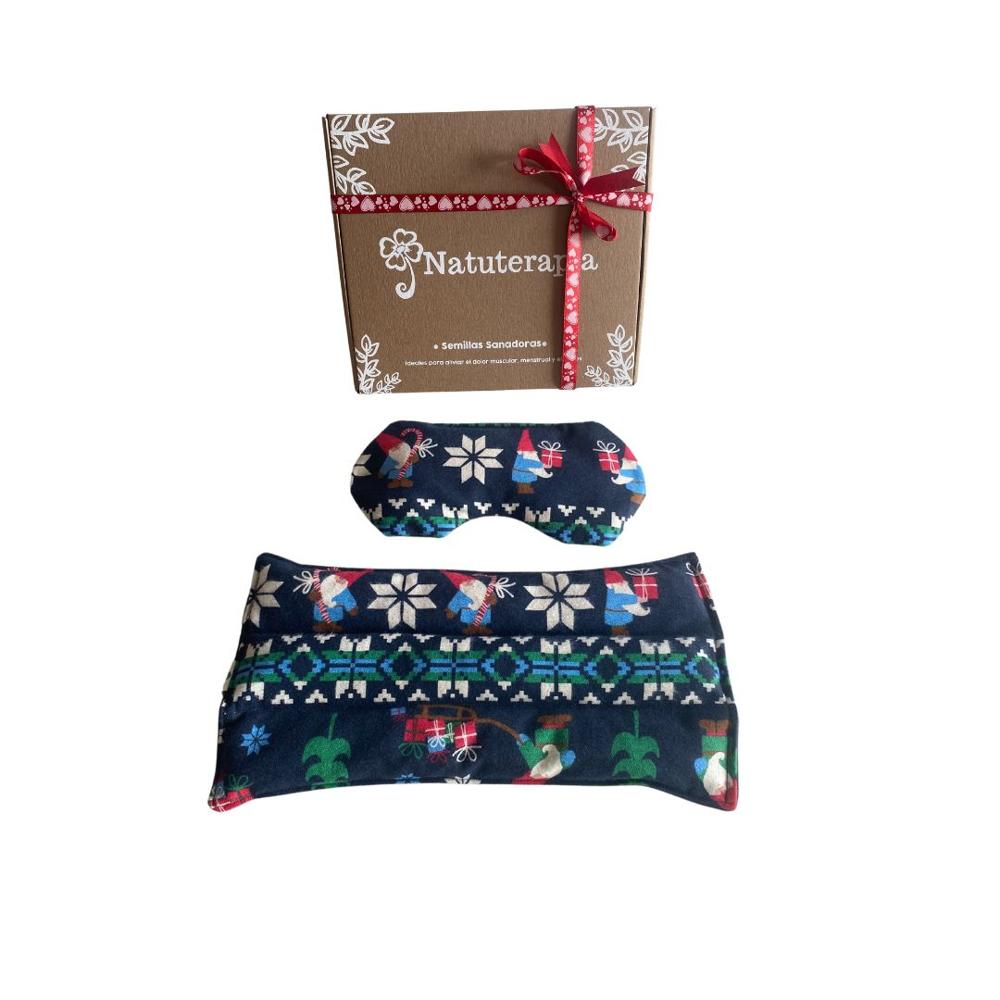 Pack Relajante Navideño: Antifaz Terapéutico + Almohadilla Estándar de Semillas Natuterapia (Elfos) Pack Relajante Navideño: Antifaz Terapéutico + Almohadilla Estándar de Semillas Natuterapia (Elfos)