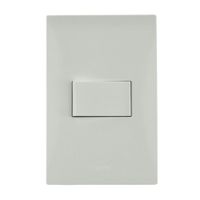 Conmutador Simple Simon S220 Blanco de Policarbonato con Contactos de Latón y Plata