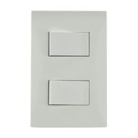 Conmutador Doble Simon S220 Policarbonato 10A 220V Blanco