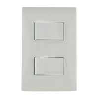 Interruptor Doble Simon S220 Blanco