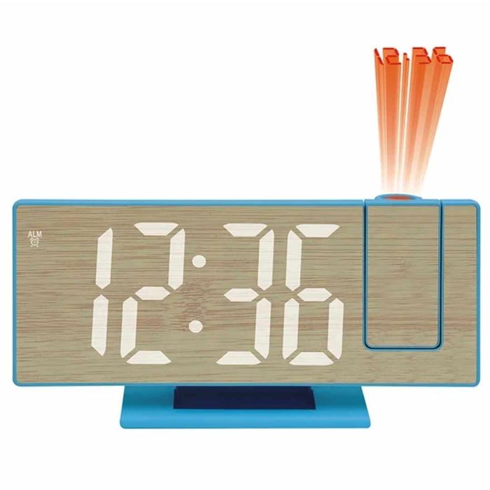 Reloj Digital Despertador Proyector LED Promart