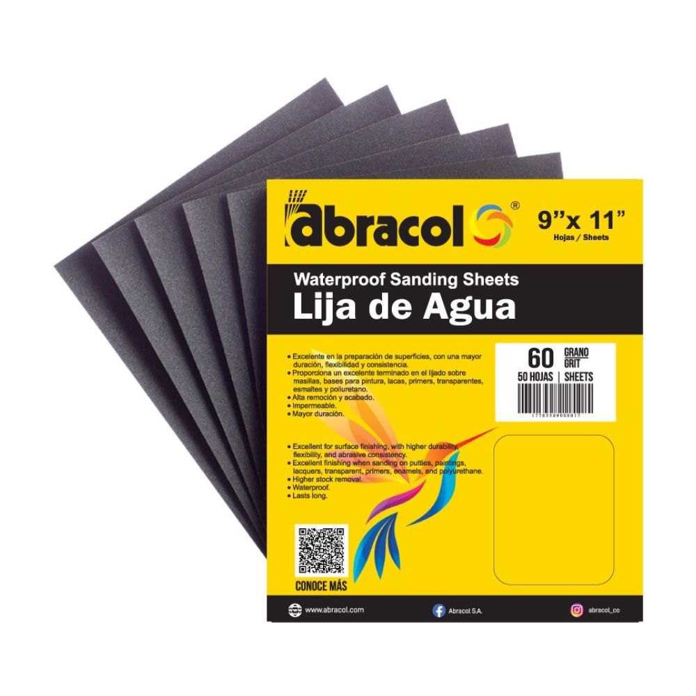 Lija Abracol Al Agua Grano 220
