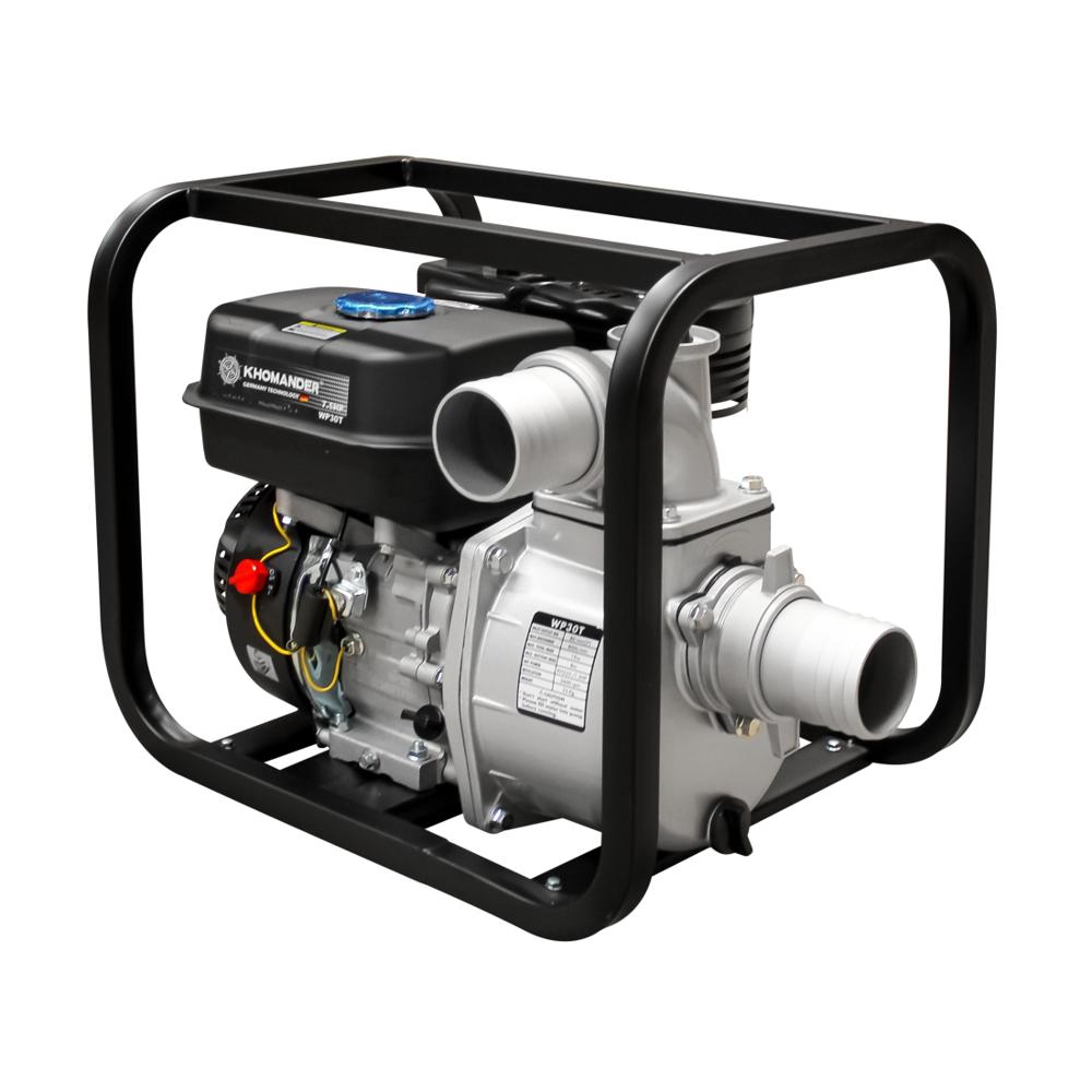 Motobomba Autocebante KHOMANDER WP30T Gasolinera 3X3 Motor 7.5 hp