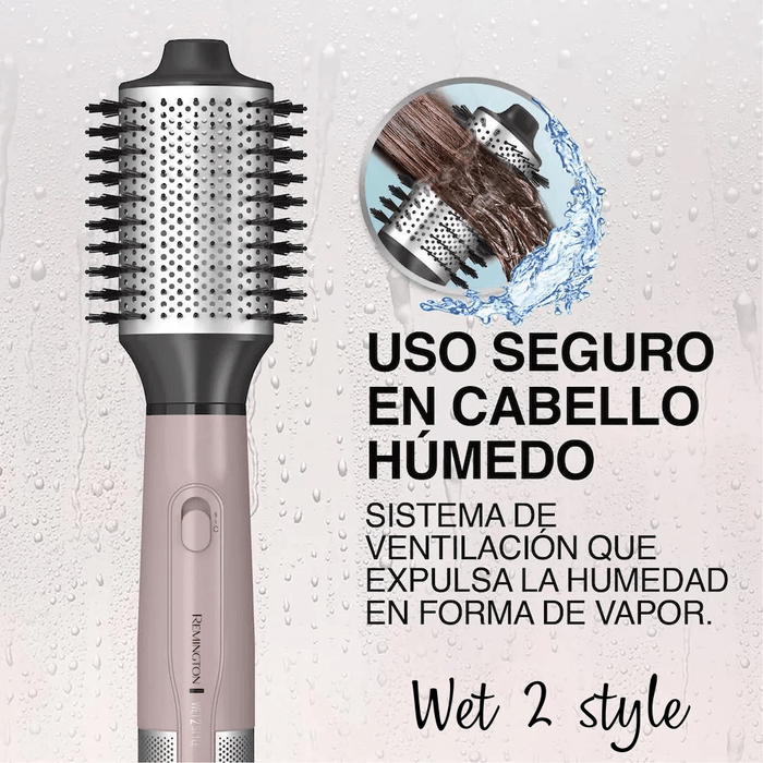 Cepillo Secador Voluminizador Remington WET2STYLE