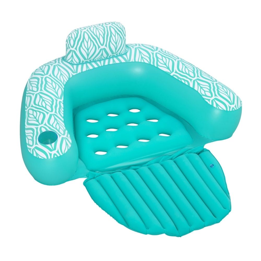 Colchoneta Inflable Bestway con Portavasos Verde