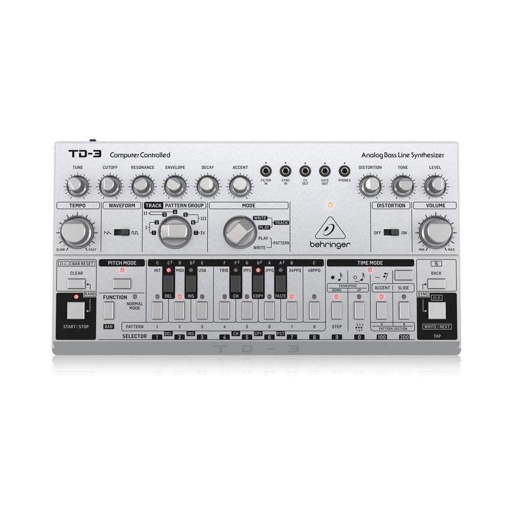 Sintetizador Behringer TD-3-SR Plateado