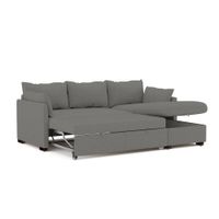 Sofá Cama Multifuncional Veria 4 cuerpos - Gris Oscuro