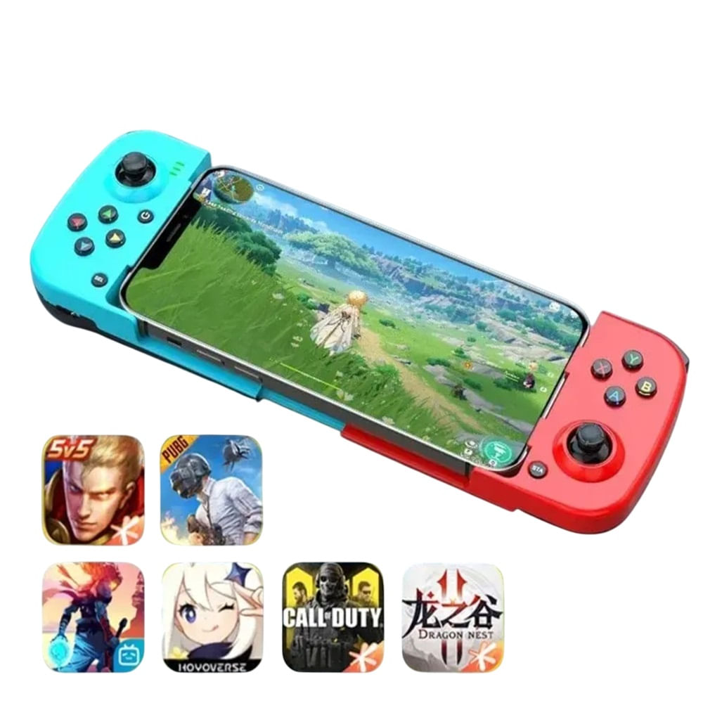 Gamepad Mando Videojuegos Mobile Game Controller Expandible Android IOS Navidad Genieka