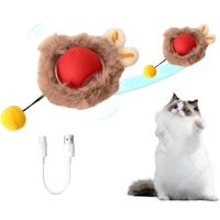 Juguete Inteligente para Gatos Pelota Interactiva con Felpa