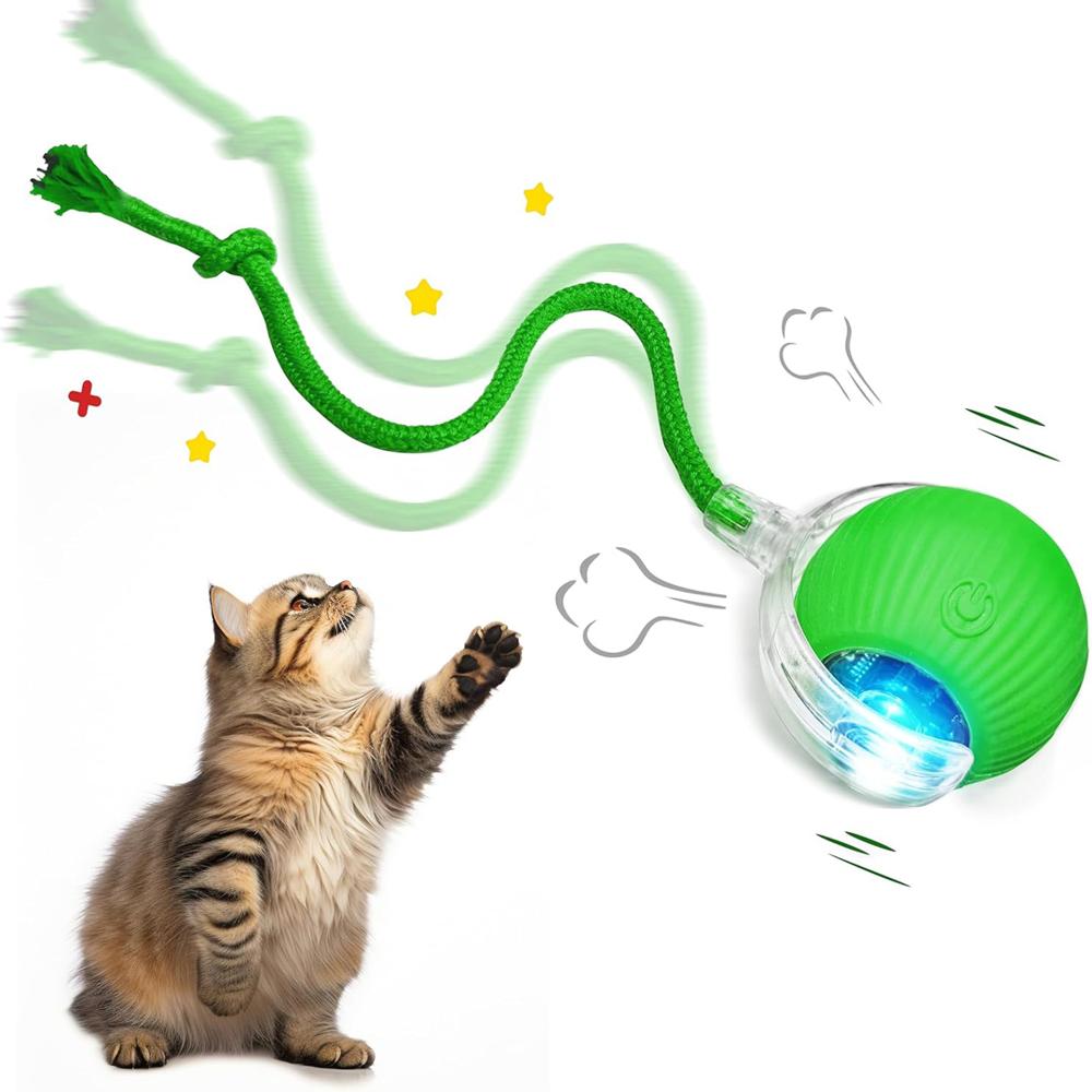 Pelota Interactiva para Gatos con Soga Juguete Inteligente | Promart.pe - Promart