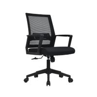 Silla de Oficina Giratoria Duster Negro Gerente Ofideas