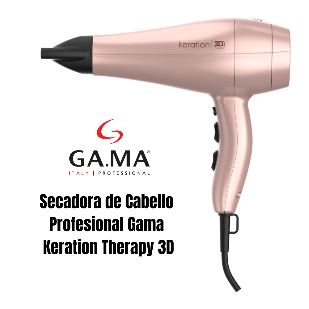Tempo 3d Secador De Cabello Gama Titan Keratin Gama Titan Keratin