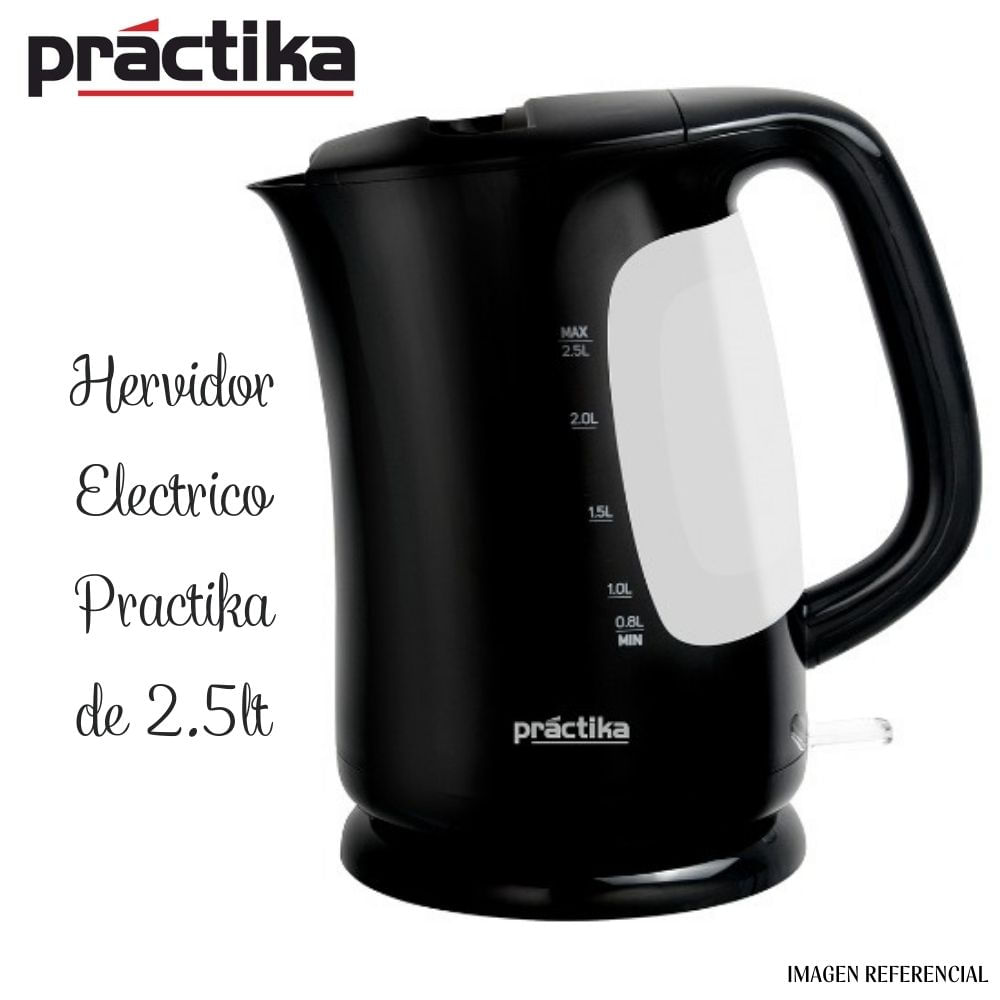 Hervidor Eléctrico Practika 2.5 litros - Napoles Black