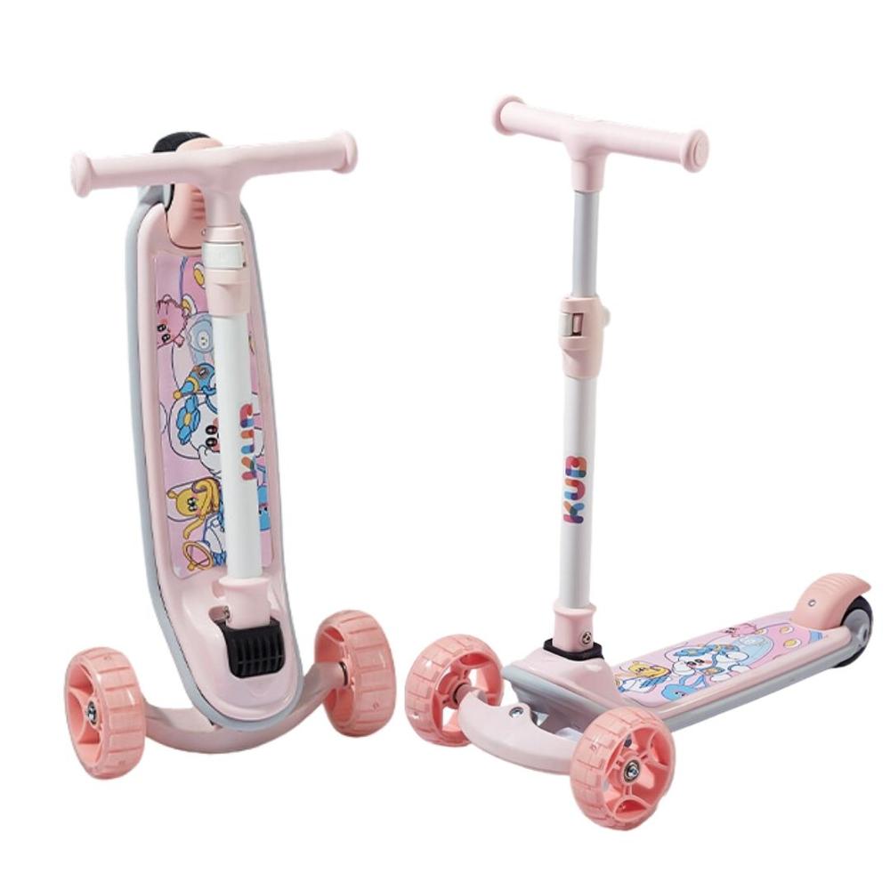 Scooter infantil Kub para Niños Niñas Original Resistente Reforzado Rosado