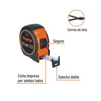 Wincha 10M Con Grip 10M Truper FCG-10M
