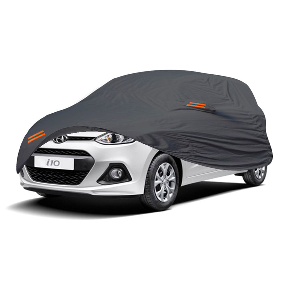 Cobertor Protector Exclusivo para HYUNDAI I10 HATCHBACK GRIS - Protección contra Clima Extremo Cobertor Protector Exclusivo para HYUNDAI I10 HATCHBACK GRIS - Protección contra Clima Extremo