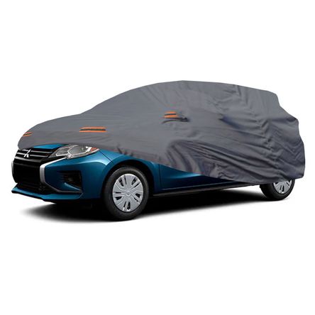 Cobertor Protector Exclusivo para MITSUBISHI MIRAGE HATCHBACK GRIS-Protección contra Clima Extremo Cobertor Protector Exclusivo para MITSUBISHI MIRAGE HATCHBACK GRIS-Protección contra Clima Extremo