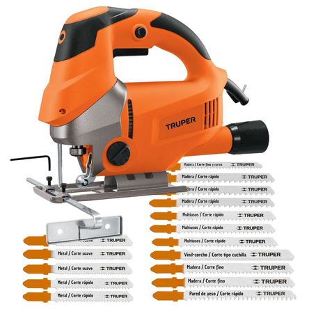 Combo Sierra caladora profesional 750w, 16 sierras caladoras seguetas Combo Sierra caladora profesional 750w + 16 sierras caladoras seguetas