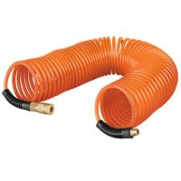Manguera tipo resorte para compresor, 15 m x 1/4"", Truper