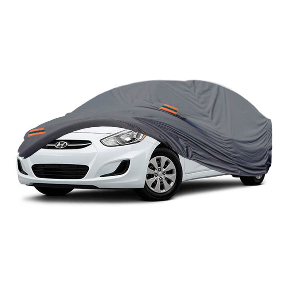 Cobertor Protector Exclusivo para HYUNDAI ACCENT SEDAN GRIS-Protección Superior contra Clima Extremo Cobertor Protector Exclusivo para HYUNDAI ACCENT SEDAN GRIS-Protección Superior contra Clima Extremo