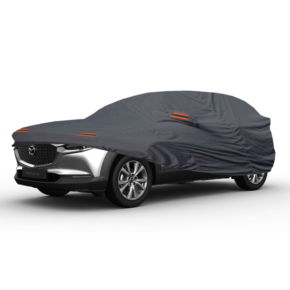 Cobertor Protector Exclusivo para MAZDA CX30 GRIS - Protección Superior contra Clima Extremo Cobertor Protector Exclusivo para MAZDA CX30 GRIS - Protección Superior contra Clima Extremo